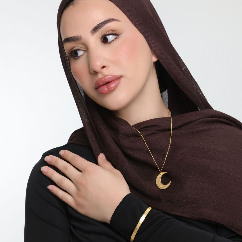 Ayatul Kursi Crescent Necklace