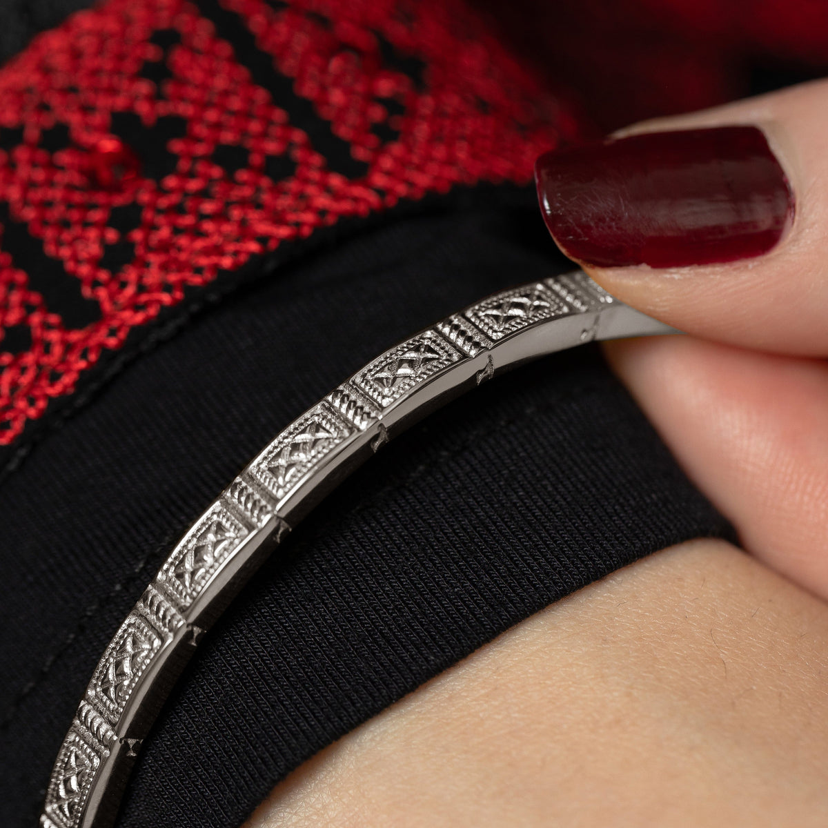 Damascus Tile Bangle