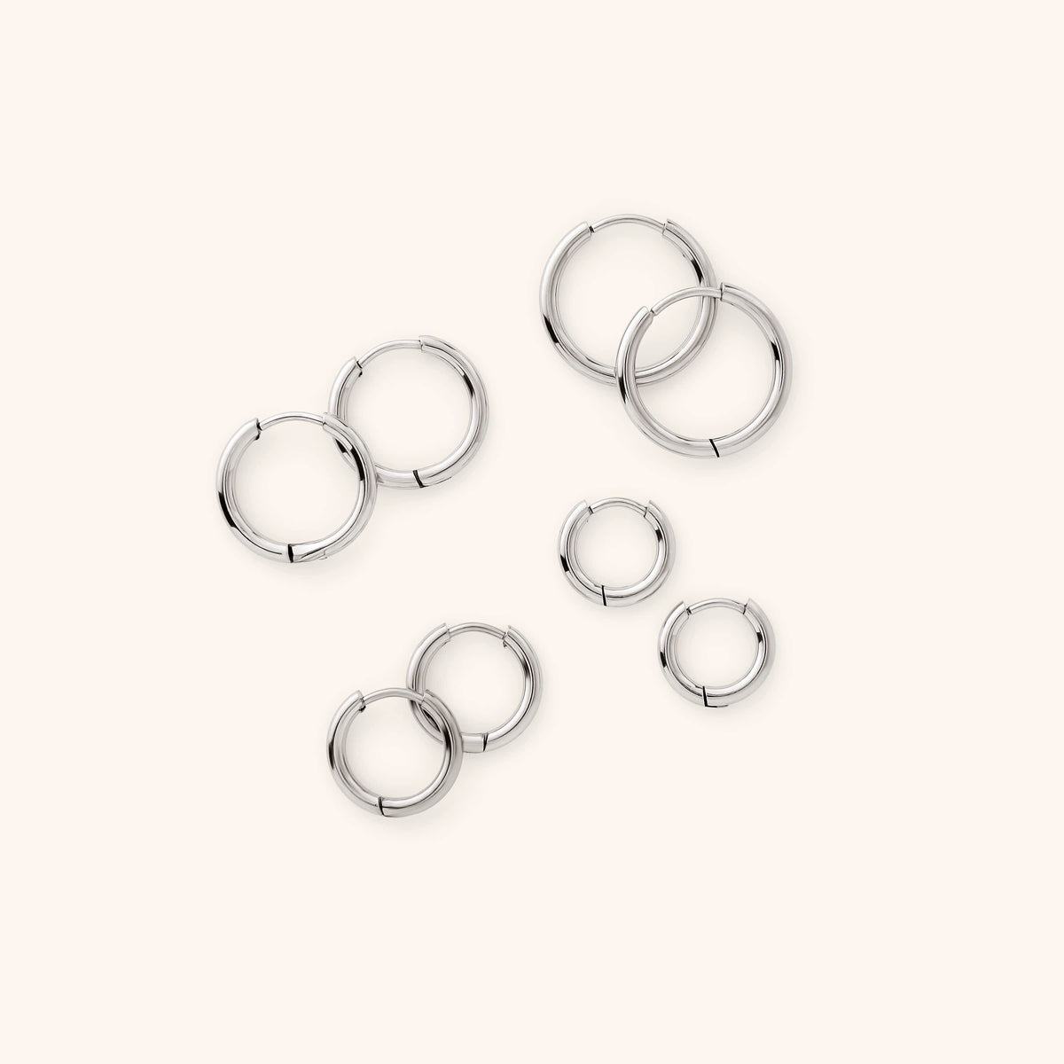 Mini Hoop Earrings Set