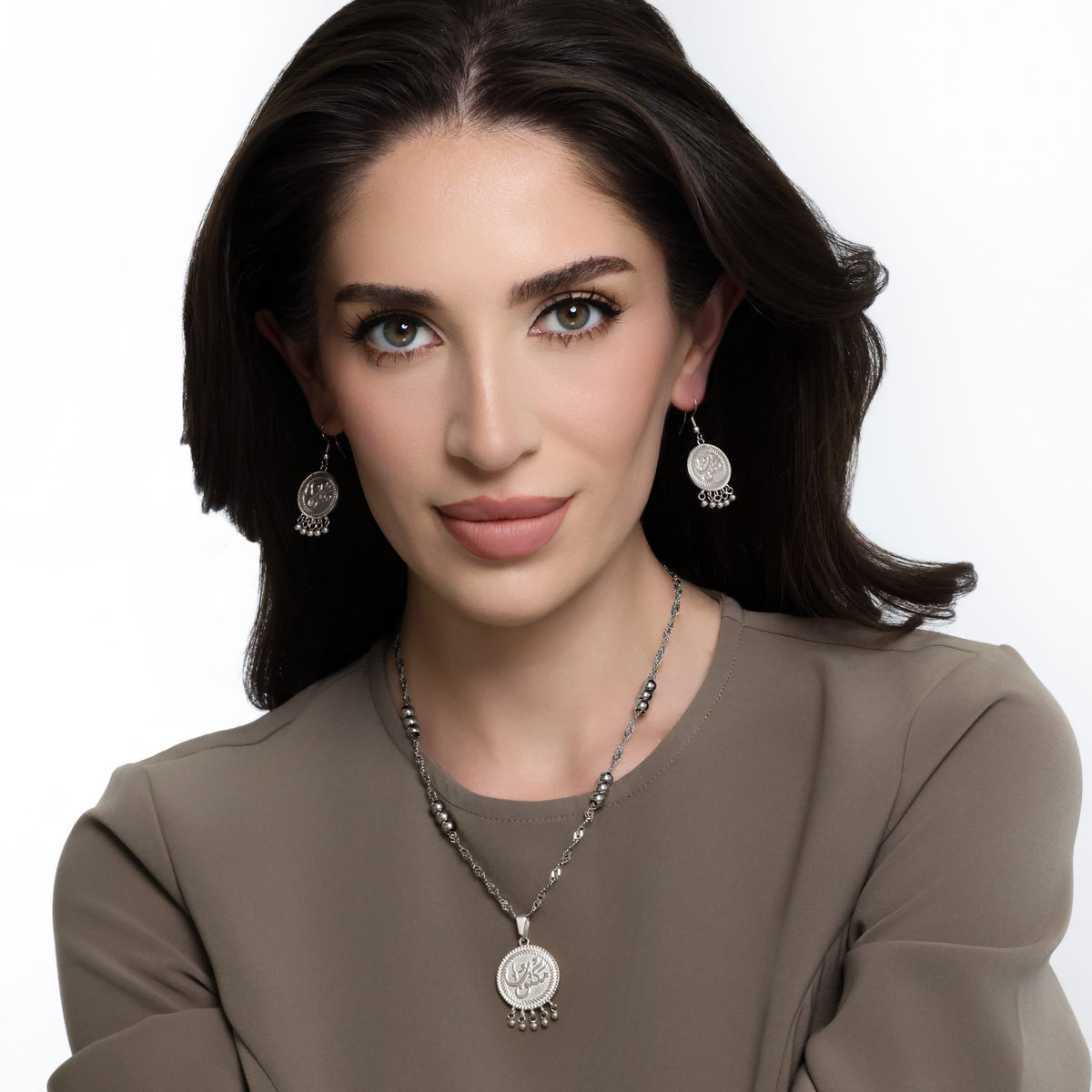 "Maktub" Vintage Coin Necklace