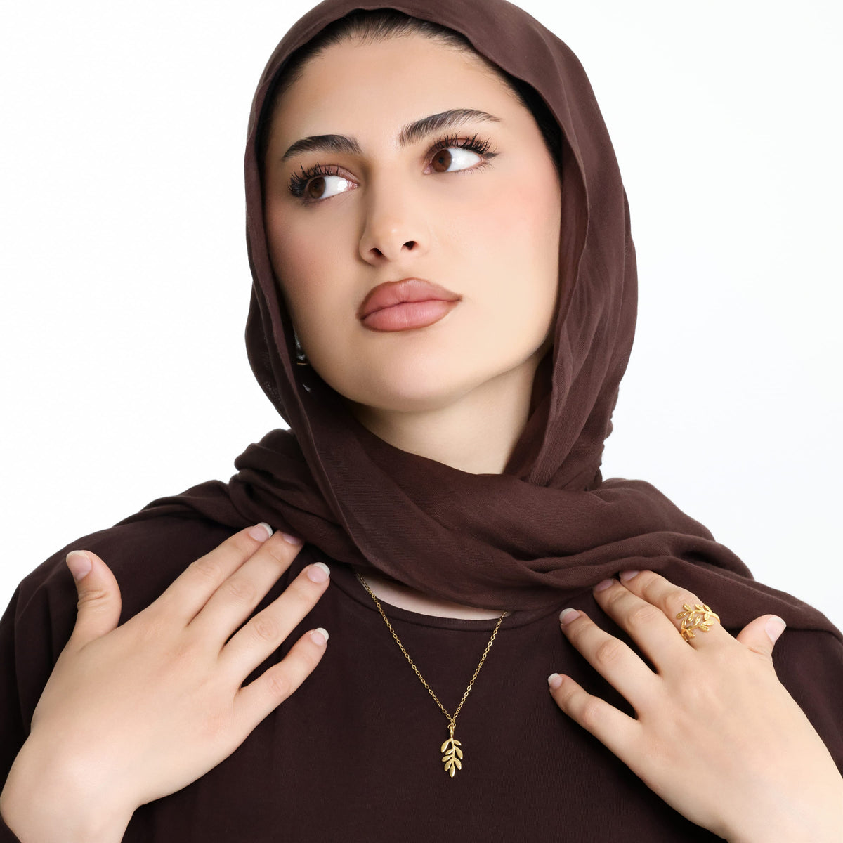 Palestine Olive Branch Necklace