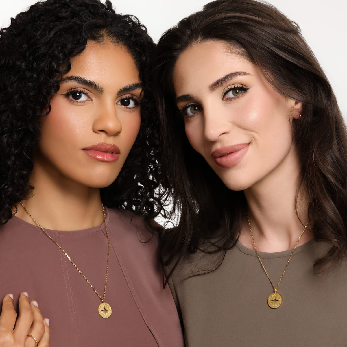 "I'm with you" Best Friend Necklace Set