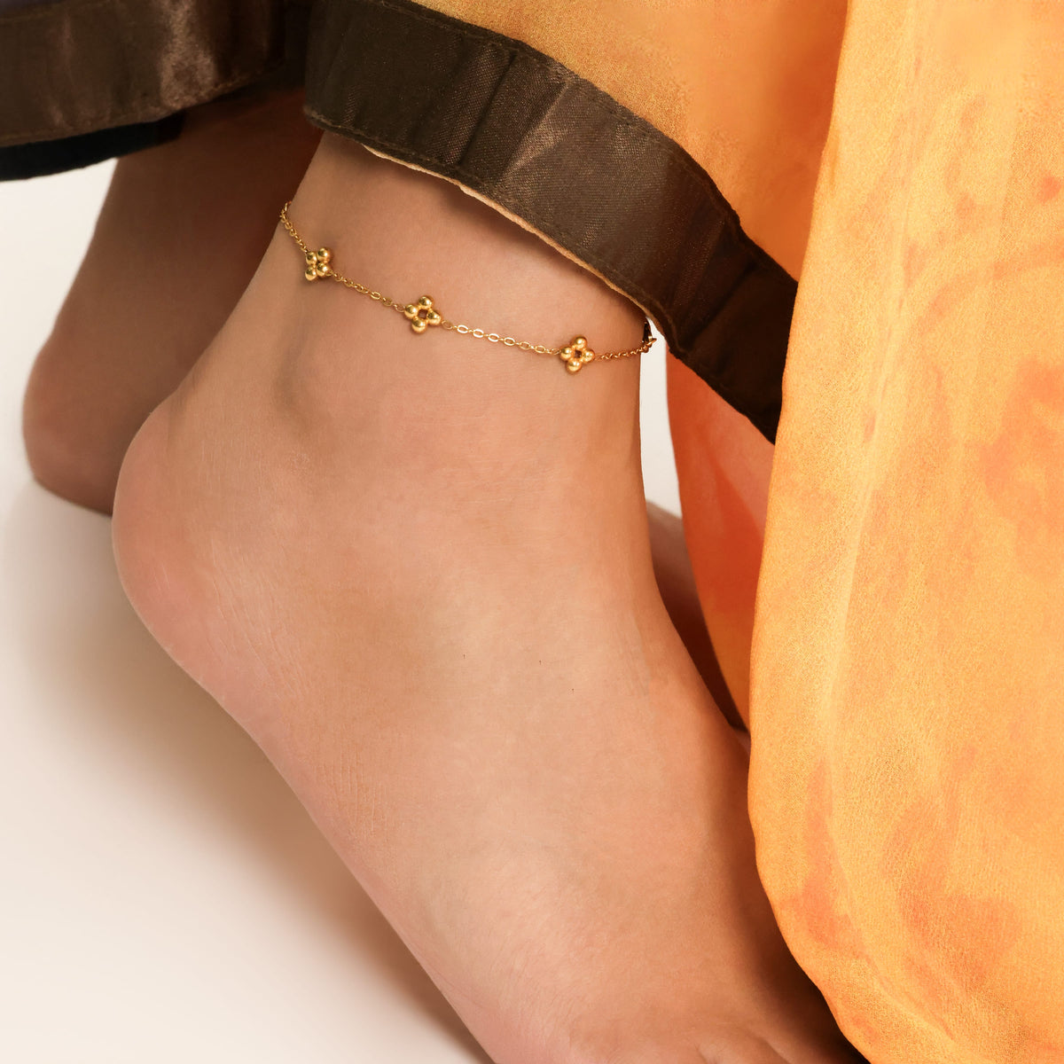 Dotted Henna Anklet
