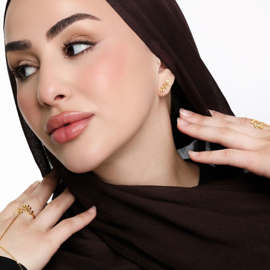 Palestine Olive Leaf Earrings