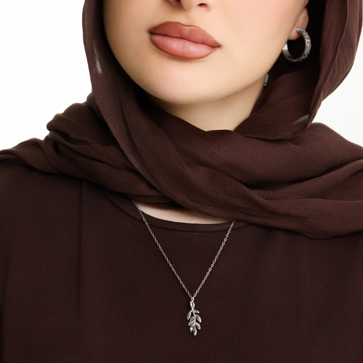 Palestine Olive Branch Necklace