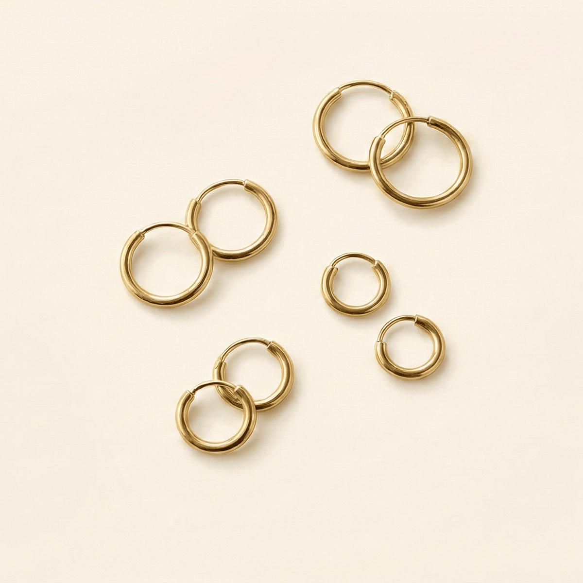 Mini Hoop Earrings Set