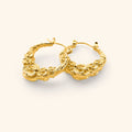 Palestine Poppy Hoops