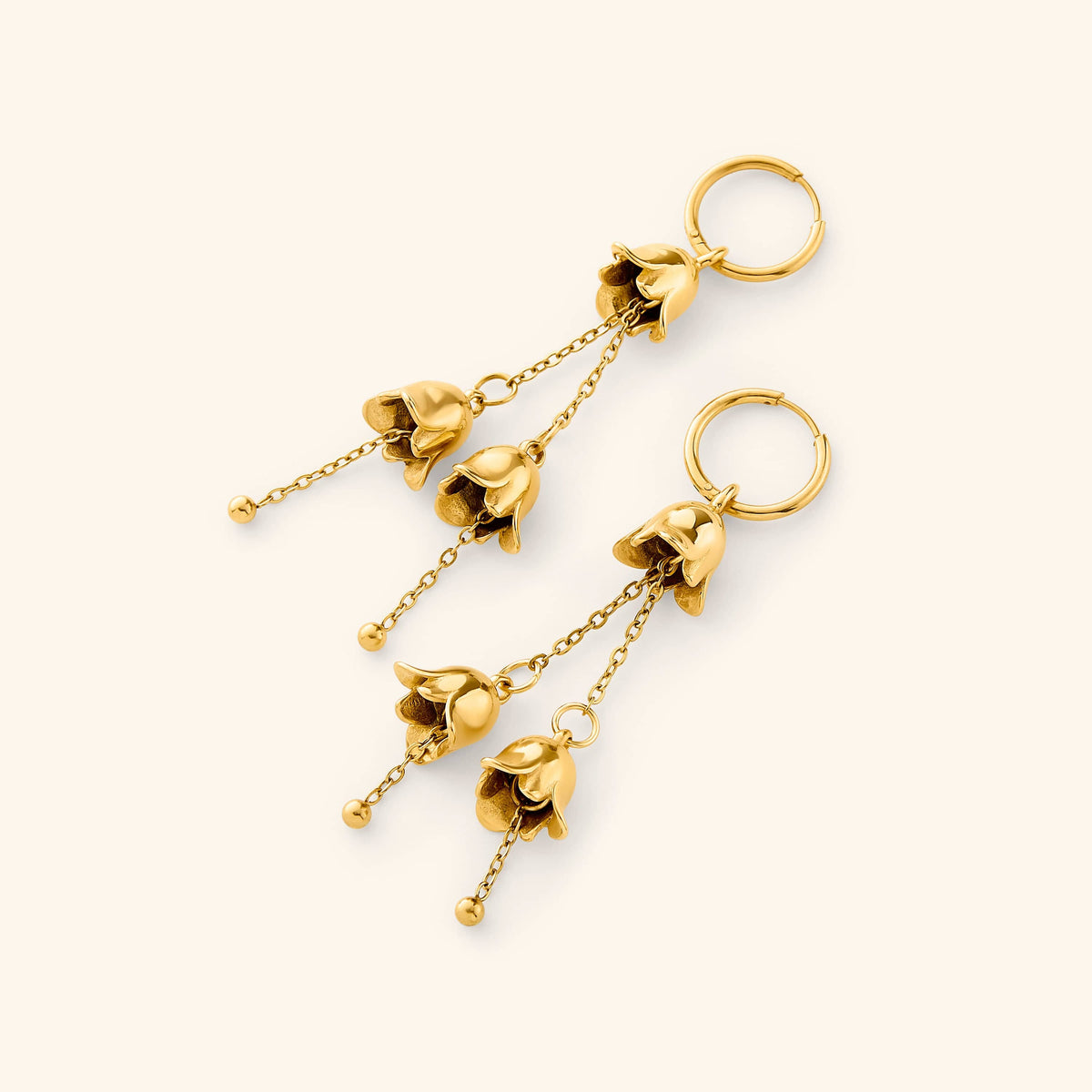 Raining Tulip Hoops