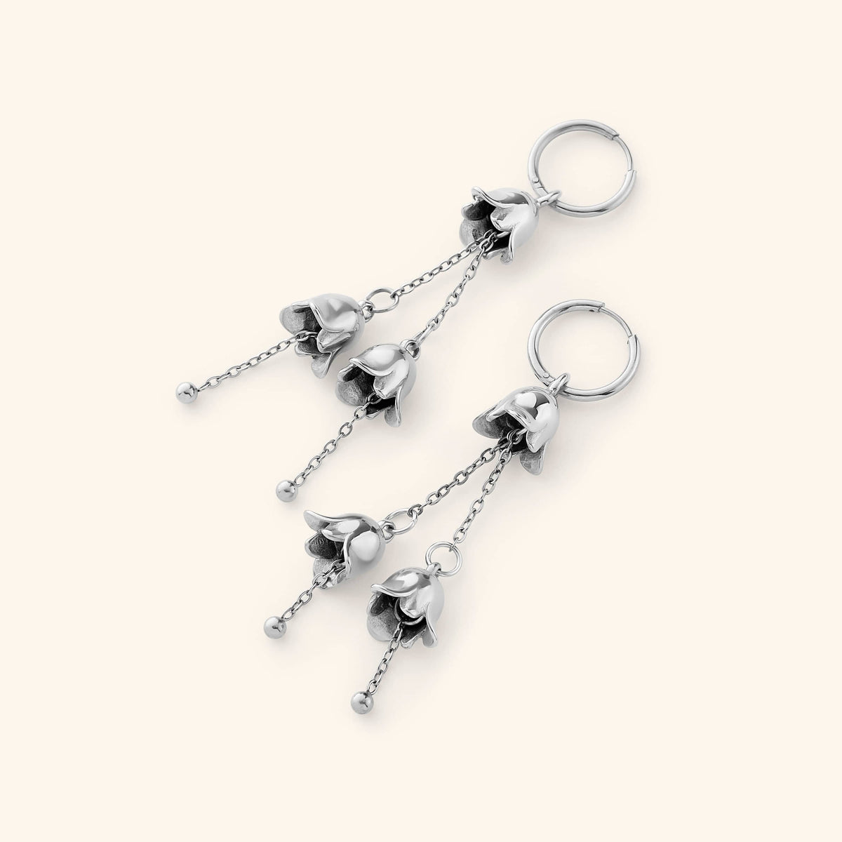 Raining Tulip Hoops